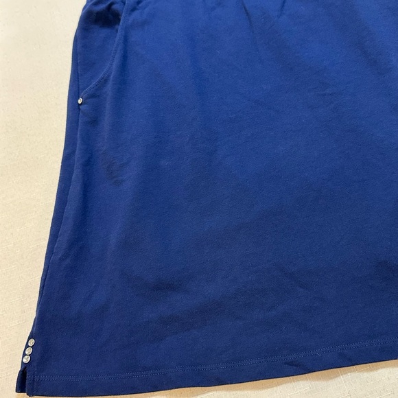 Quacker Factory Skort Women’s 3X Blue Pull On Stretch Skirt Shorts Plus Size - Picture 2 of 15